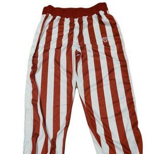 Indiana University Candy Striped Breakaway Pants Mens Size Large NWOT